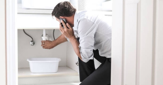 leak under sink